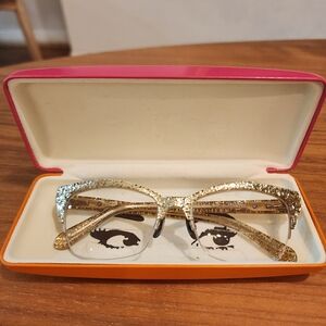 Gold Glitter Kate Spade LYSSA glasses
